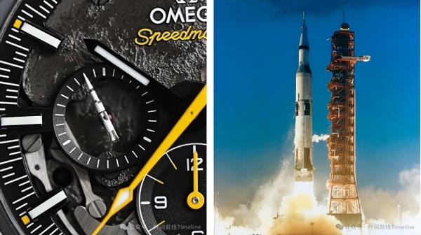 公价11万，表盘带“火箭”，解读欧米茄超霸系列“月之暗面” 阿波罗8号腕表第二代