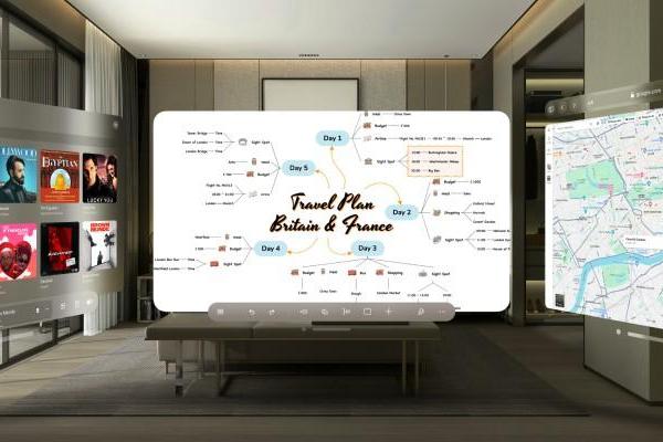 Xmind 苹果visionOS版可下载！苹果头显可制作完整思维导图