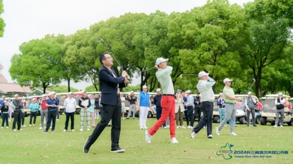2024长三角高尔夫球公开赛-江苏站赵全勇以74杆（+2）的成绩夺得总杆冠军