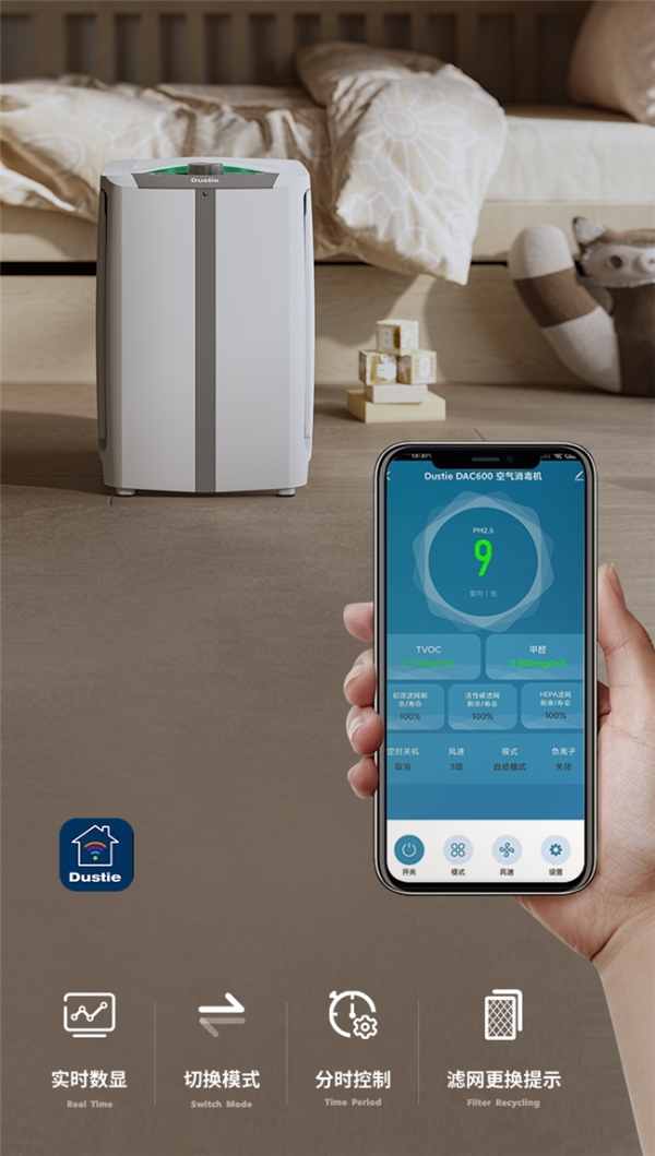 更关注于您的睡眠质量 达氏「净眠」空气净化消毒机上市 
