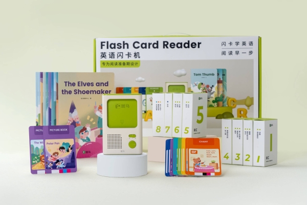 斑马推出英语闪卡机：一站式英语阅读启蒙方案 专为2-4岁阅读准备期