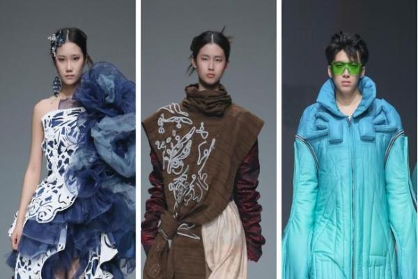 江汉大学时尚艺术系毕业生作品亮相中国国际大学生时装周