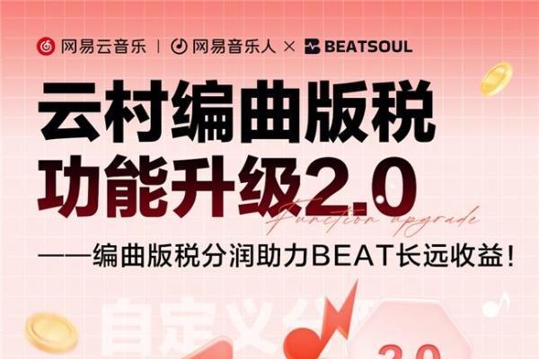  网易云音乐全新2.0版编曲版税功能上线，Beatmaker迎来收入增长新机遇