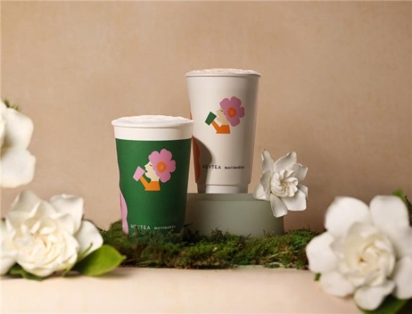 喜茶联名芬兰品牌Marimekko，推出“喜悦生花”限定茶饮及印花周边