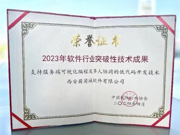 葡萄城入选国家级创新案例！活字格，加速企业数字化转型的“利器”