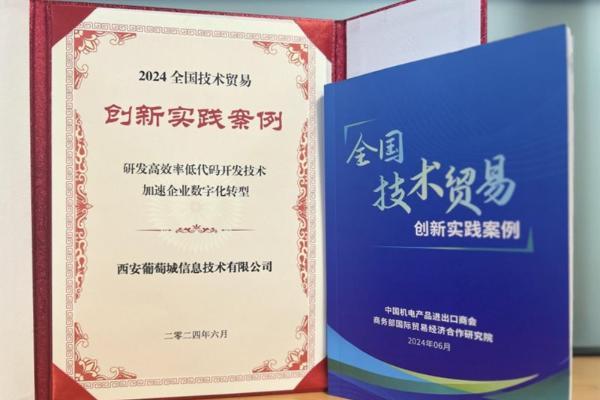 葡萄城入选国家级创新案例！活字格，加速企业数字化转型的“利器”