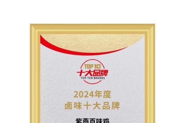 紫燕食品：荣获“2024年度卤味十大品牌”，打造行业品牌标杆