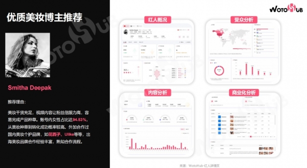 WotoHub《海外红人营销美妆行业分析报告》震撼来袭