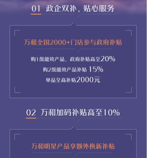 政企双补18亿，万和电气以旧换新助力建设高效节能生活 