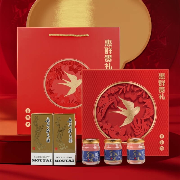 张小妮燕窝与飞天茅台联袂呈现——尊享礼盒奢华登场，震撼揭幕！