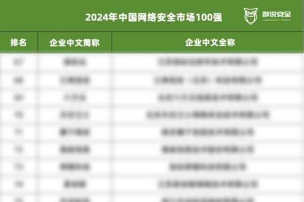 数说安全发布“2024中国网络安全市场100强” 华云安实力入选