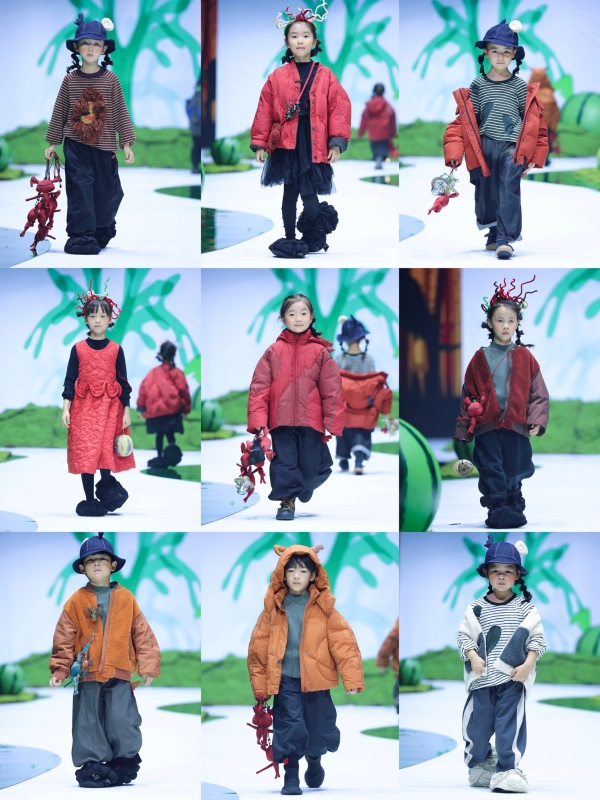 小日着izhuokids 2025SS“种子说”系列亮相上海时装周kidswear