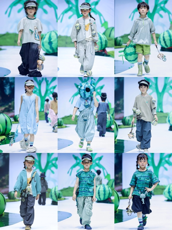 小日着izhuokids 2025SS“种子说”系列亮相上海时装周kidswear