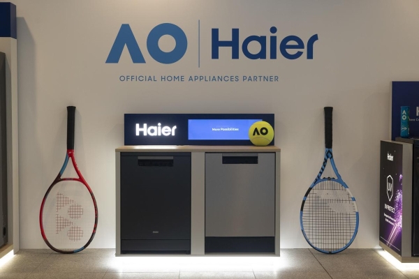 A Chinese company scored a goal in the Australian Open 