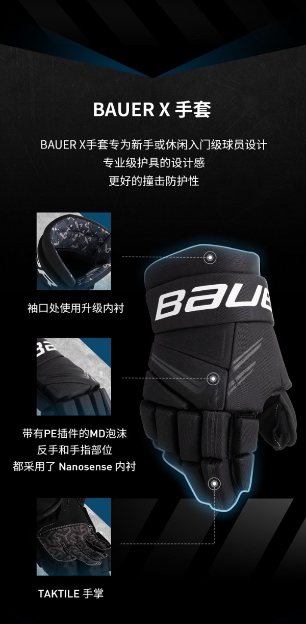 包尔入门级BAUER X系列护具上新 快去Pick你的那款