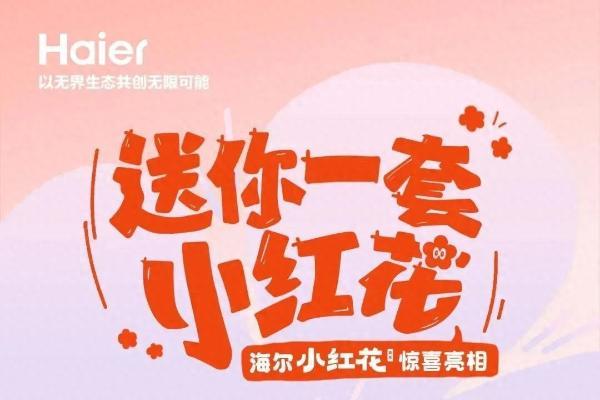 这个冬天，海尔家电送年轻人一套“小红花” 