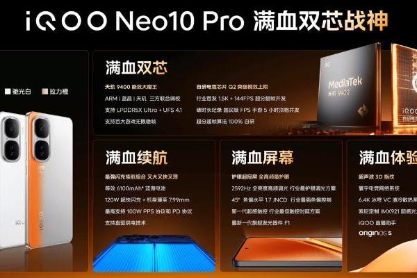  安卓旗舰新王登场！iQOO Neo10 Pro满血双芯成就性能巅峰！