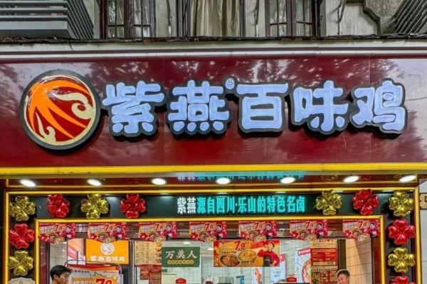  紫燕百味鸡深耕门店布局，2024年门店数量持续攀升，净增309家