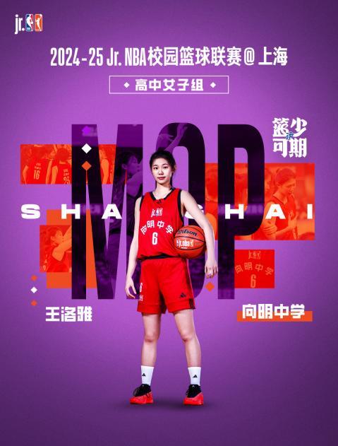 向明中学再度加冕，南模铸成三连霸业 “2024-25 Jr. NBA校园篮球联赛@上海”圆满收官 