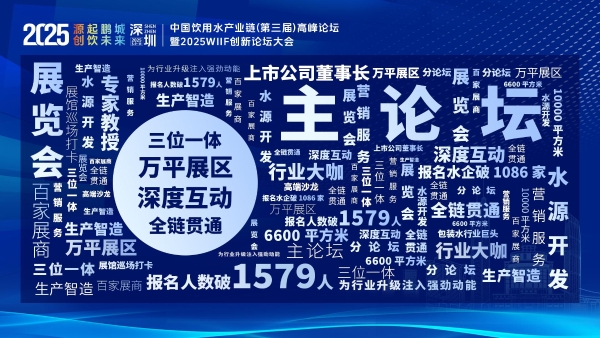 源起鹏城·创饮未来！2025饮用水行业深圳大会正式开启倒计时！