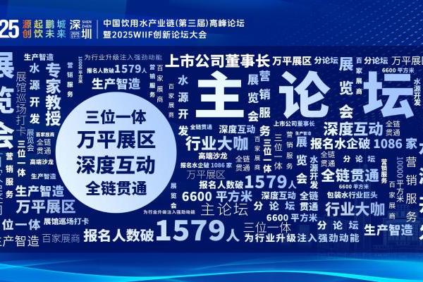 源起鹏城·创饮未来！2025饮用水行业深圳大会正式开启倒计时！