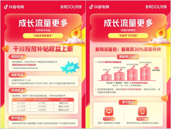 新商DOU来赚！第二季度新商家政策来啦