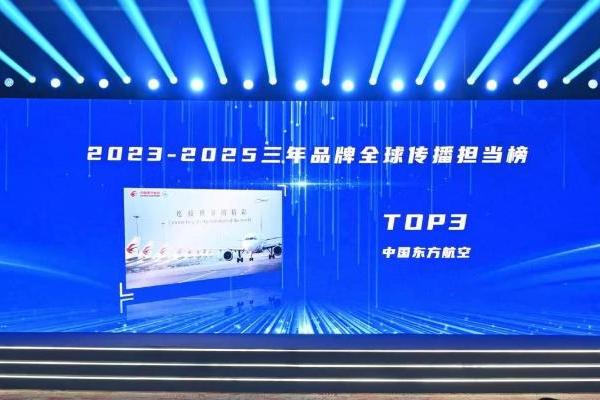 东航连续三年荣膺中国品牌全球传播力大奖