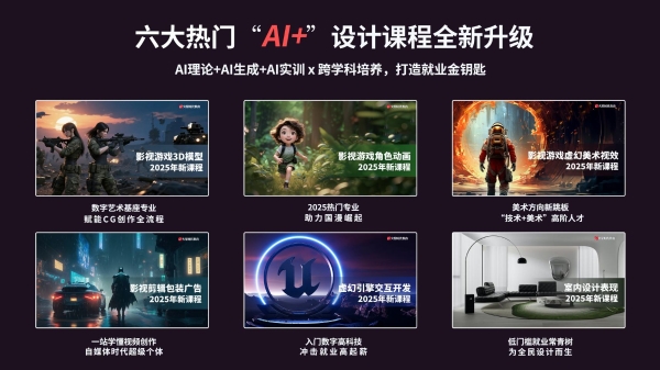  火星时代教育升级AI+X设计课程 打造AI时代就业金钥匙