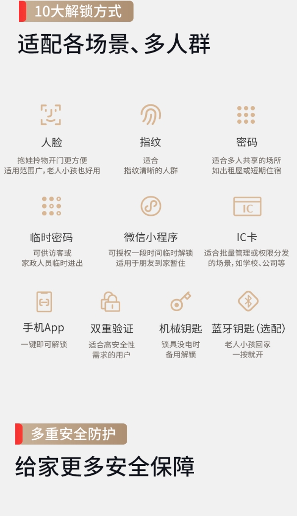 龙霆智能锁A3 系列发布：3D人脸猫眼大屏 超级省电长续航 