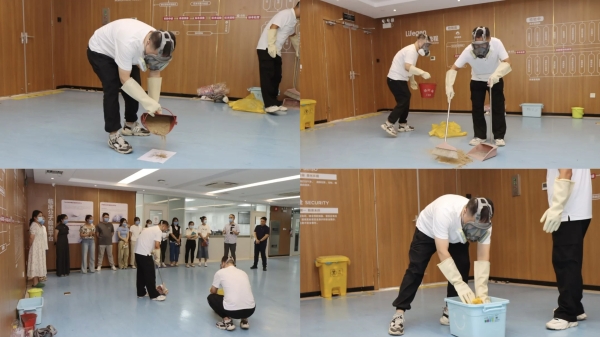 西安区域医学检验中心开展实验室安全应急演练