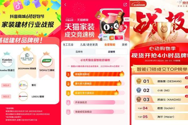 德施曼618连续十年全平台第一！高端逆势增长245%！