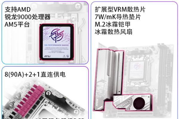  微星发布AMD首款纯白ITX主板MPG B850I EDGE TI WIFI刀锋 钛 