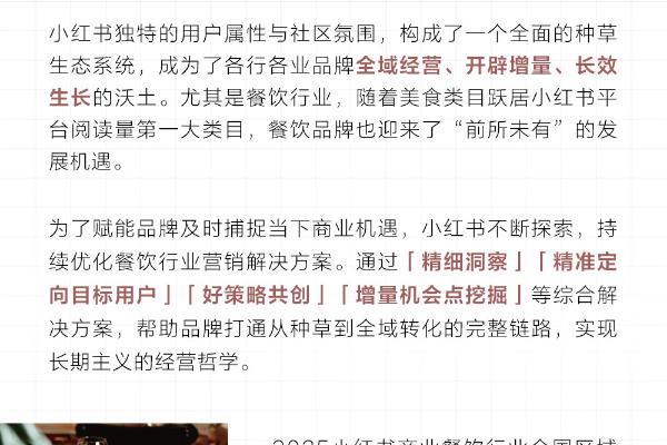 探索食尚密码｜2025小红书餐饮行业营销策略详解