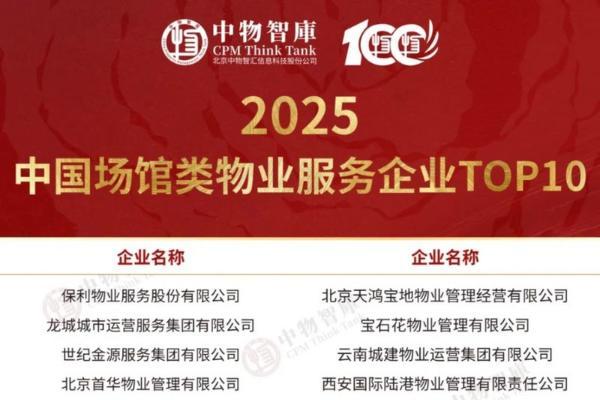 重磅！好服务 新价值：2025中国物业服务企业综合实力百强及研究报告正式发布