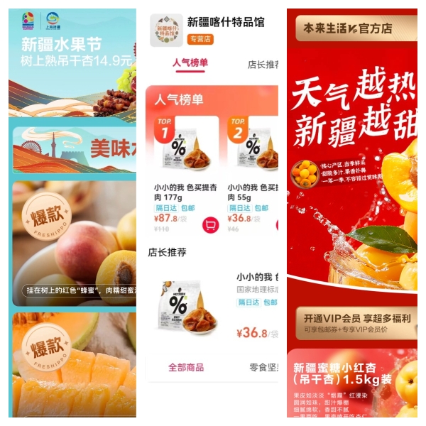 沪喀携手打造“云上甜蜜” 2025新疆喀什水果节美食节盛大启幕 