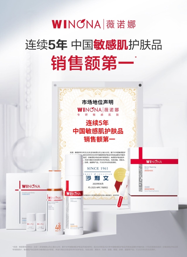 薇诺娜携手林高远，刷新敏感肌NO.1品牌专业力认知 