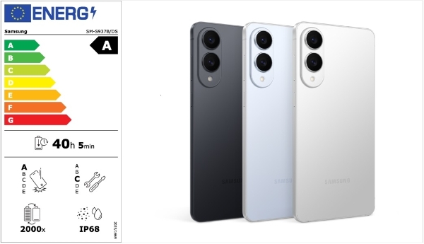 续航持久 可靠耐用 欧盟能效标签为三星Galaxy Z Flip7|Z Flip7 FE背书 
