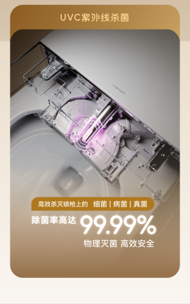 法恩莎T71智能坐便器 | 五重净菌 使用前后都洁净 