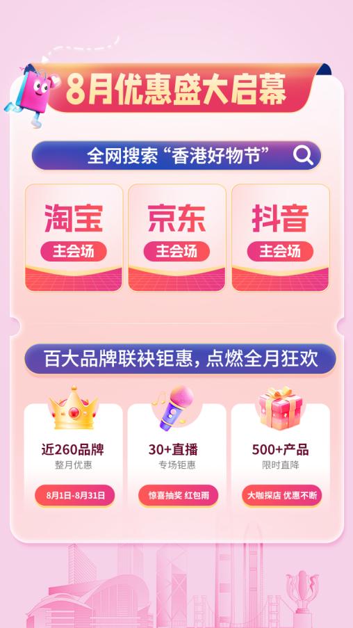 港式网购点亮盛夏！第二届“香港好物节”8月升级启航 