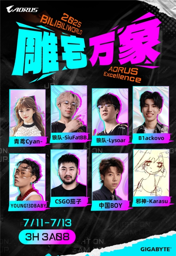BW2025狂欢盛典，技嘉AORUS展台玩法终极揭秘 