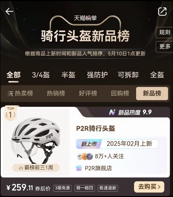 刷新防护里程碑！P2R A20头盔斩获弗吉尼亚理工大学五星TOP5 