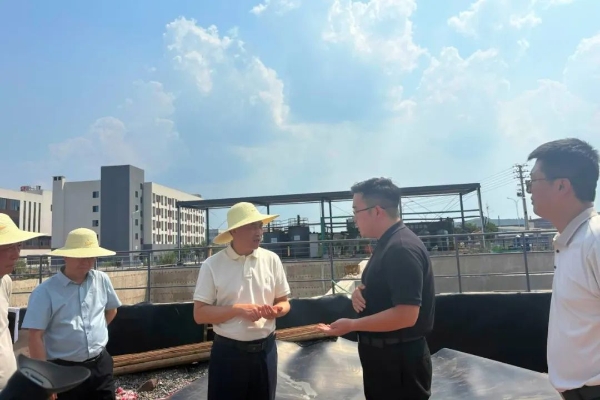 重庆潼南区委副书记、区长秦启光一行莅临高能环境子公司重庆耀辉视察调研 