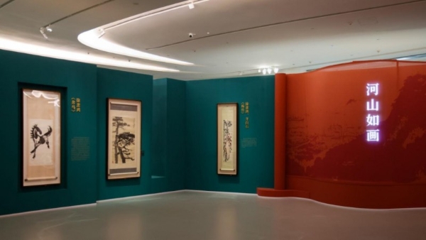 丹青绘百年 经典颂时代 ——"中国美术 百年经典"近现代名家艺术精品展长沙启幕