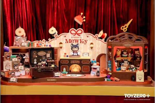 零加TOYZEROPLUS携新IP参与玩心展，MEWKY豪华装潢惹人瞩目