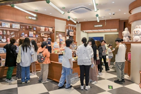  泡泡玛特壹号店扩店升级 打造沉浸式IP潮流文化体验空间