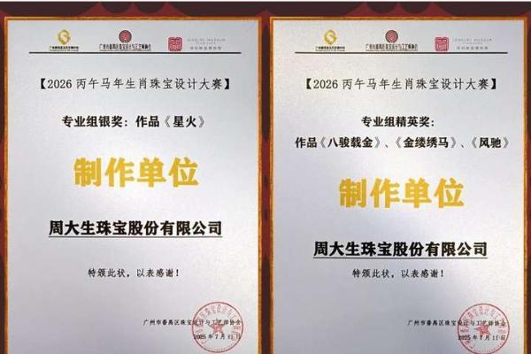 生肖珠宝设计大赛载誉而归，周大生四杰作诠释东方珠宝美学新境 