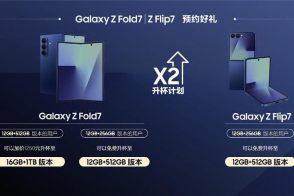 多重好礼 内存升杯 三星Galaxy Z Fold7|Z Flip7火热预约中 