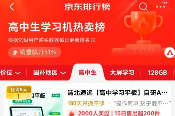 清北道远高中学习机：十年深耕 硬核破局 