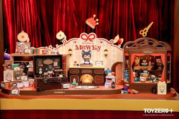 零加TOYZEROPLUS携新IP参与玩心展，MEWKY豪华装潢惹人瞩目