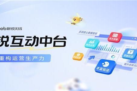 新锐天成发布“新锐互动中台”产品，AI赋能企业营销生产力升级 